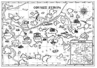 Die Karte der Odyssee Europa, Zeichnung: Christoph Franz/raumlaborberlin (c)